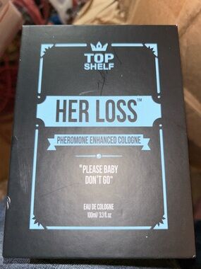 Her Loss Pheromone Enhanced Cologne - Black & Light Blue